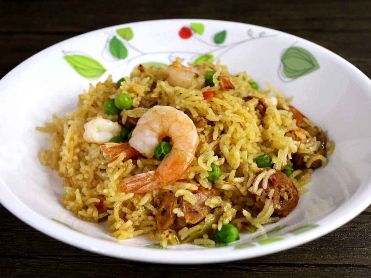 Cajun-style jambalaya