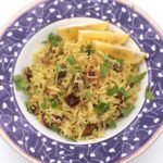 Cranberry and pistachio pilaf