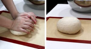Kneading dough