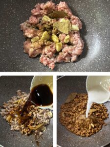 Ground pork adobo with oyster sauce