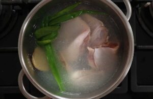 Poaching chicken