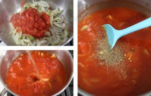 Cooking tomato soup
