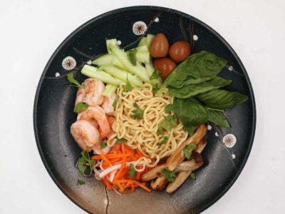 Asian cold noodle salad