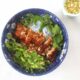 Vietnamese-style lemongrass pork and noodle salad