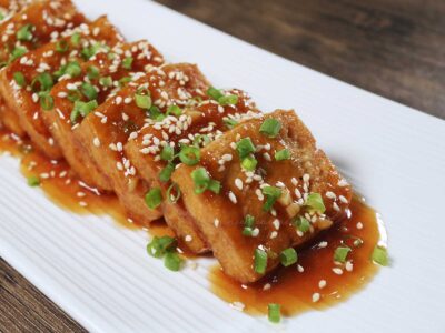 Tofu in oyster sauce