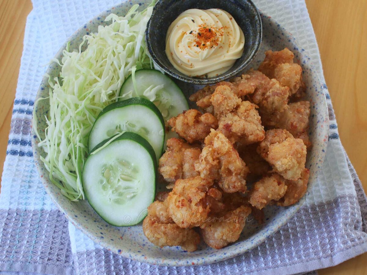 Home cooked chicken karaage