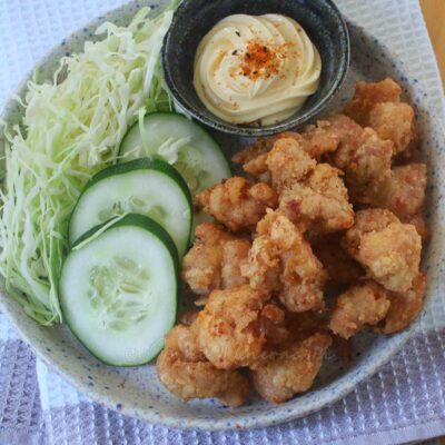 Home cooked chicken karaage