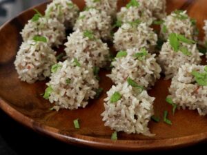 Chinese pearl meatballs