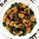 Taiwanese popcorn chicken with fried Thai basil