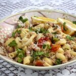 Lemon pepper tuna pasta