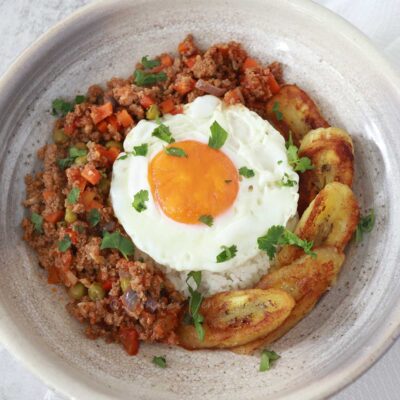 Arroz a la Cubana