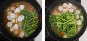 Cooking Chicken sinigang