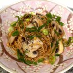 Garlic butter noodles with honey and gochujang