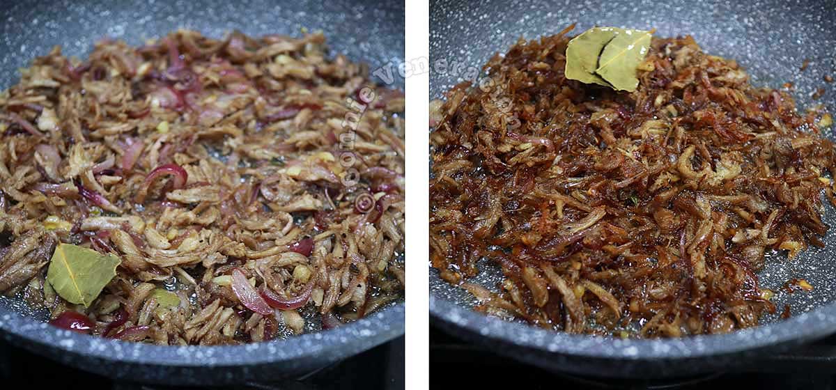 Cooking pulled pork adobo