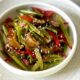 Shiitake and asparagus stir fry