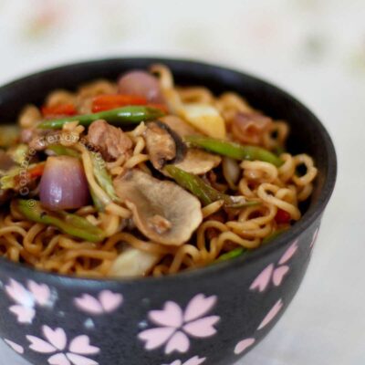 Soy calamansi noodle stir fry