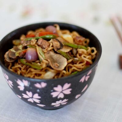 Soy calamansi noodle stir fry