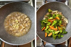 Cooking Easy chicken and broccoli stir fry