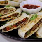 Beef brisket BBQ quesadillas