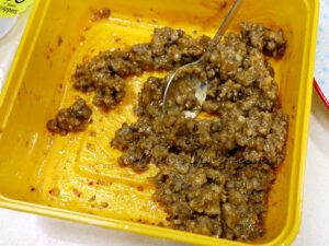 Ground pork curry
