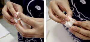 Sealing gyoza