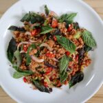 Pork larb (laab)