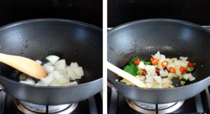 Sauteeing spices