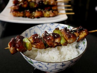 Easy yakitori with tare (sauce)