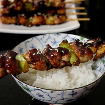 Easy yakitori with tare (sauce)