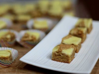 Butterscotch cheesecake brownies