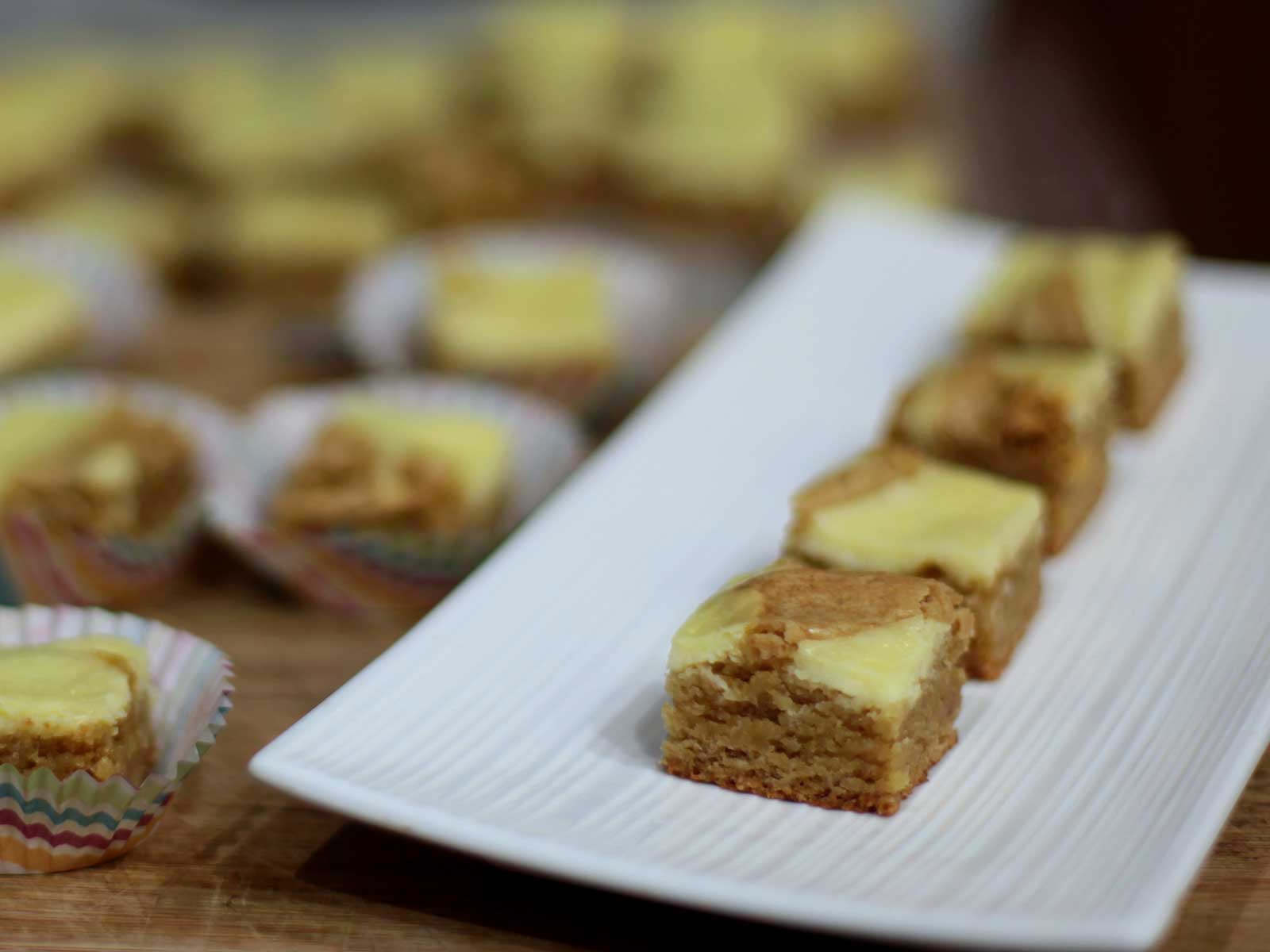 Butterscotch cheesecake brownies