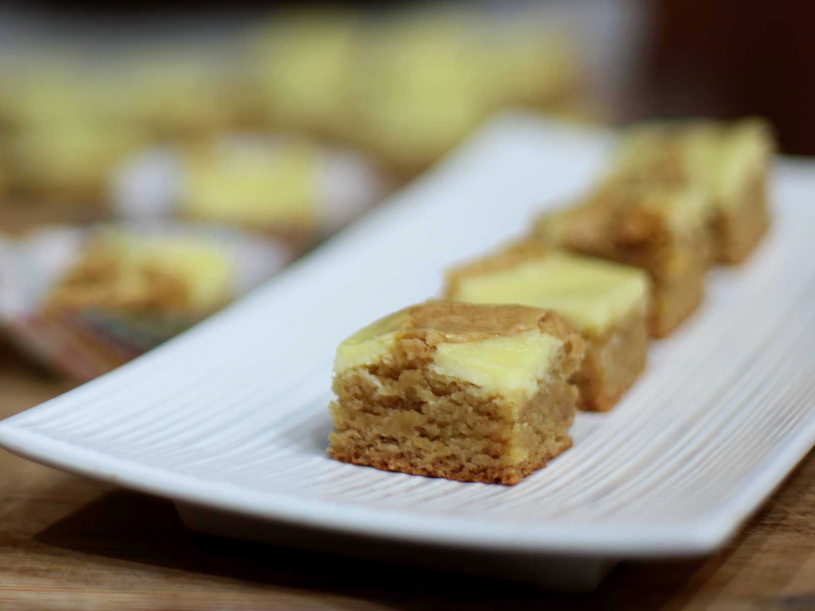 Butterscotch cheesecake brownies