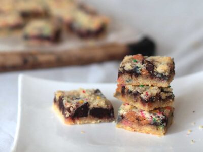 Chocolate and peanut butter bars