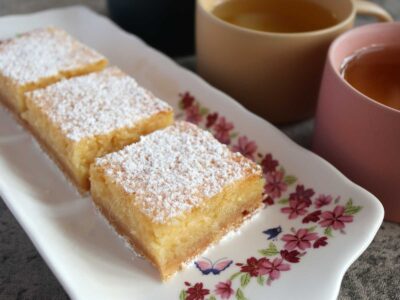 Lemon cheese squares