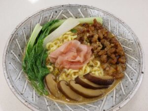 Ginger pork ramen