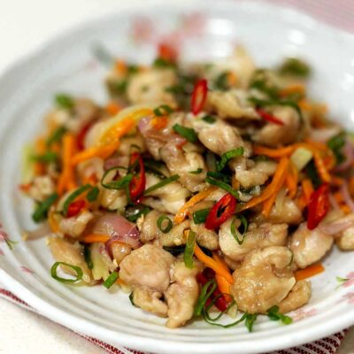 Lemon honey chili garlic chicken