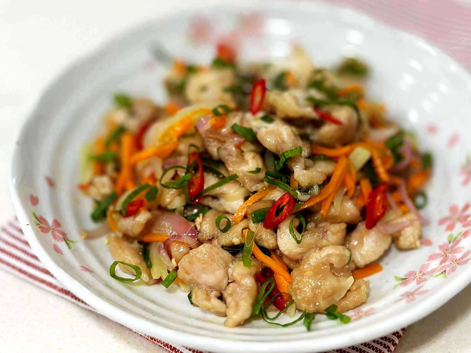 Lemon honey chili garlic chicken