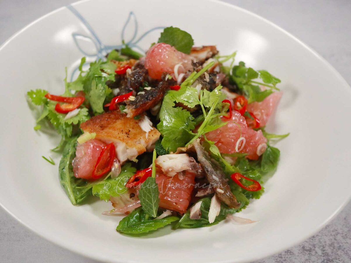 Pomelo and lemongrass salad