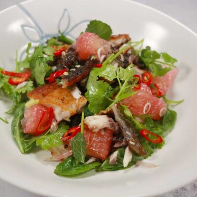Pomelo and lemongrass salad