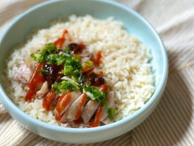 Rice cooker Hainanese-style chicken