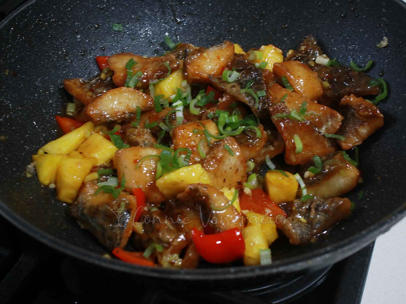 Sweet sour fish fillets