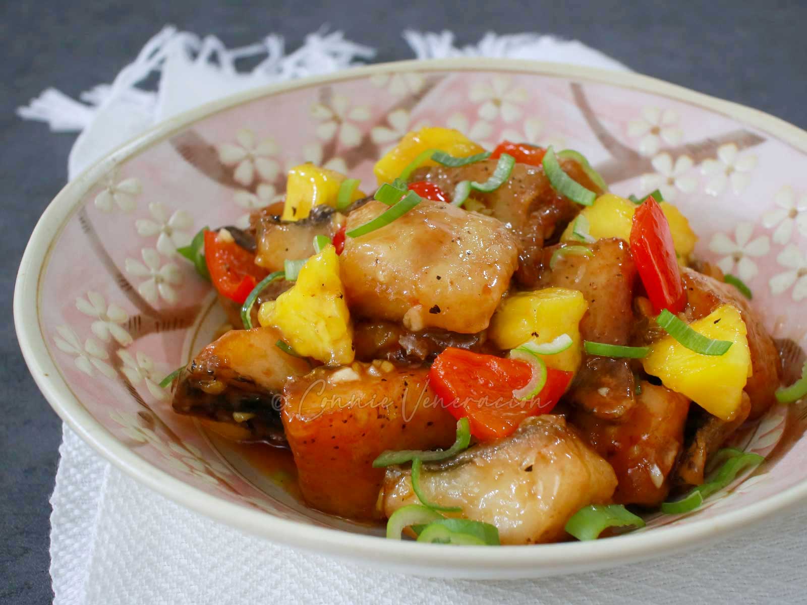 Sweet sour fish fillets