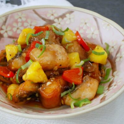 Sweet sour fish fillets
