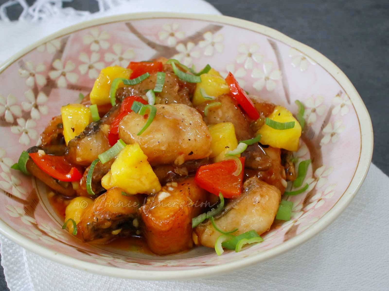 Sweet sour fish fillets