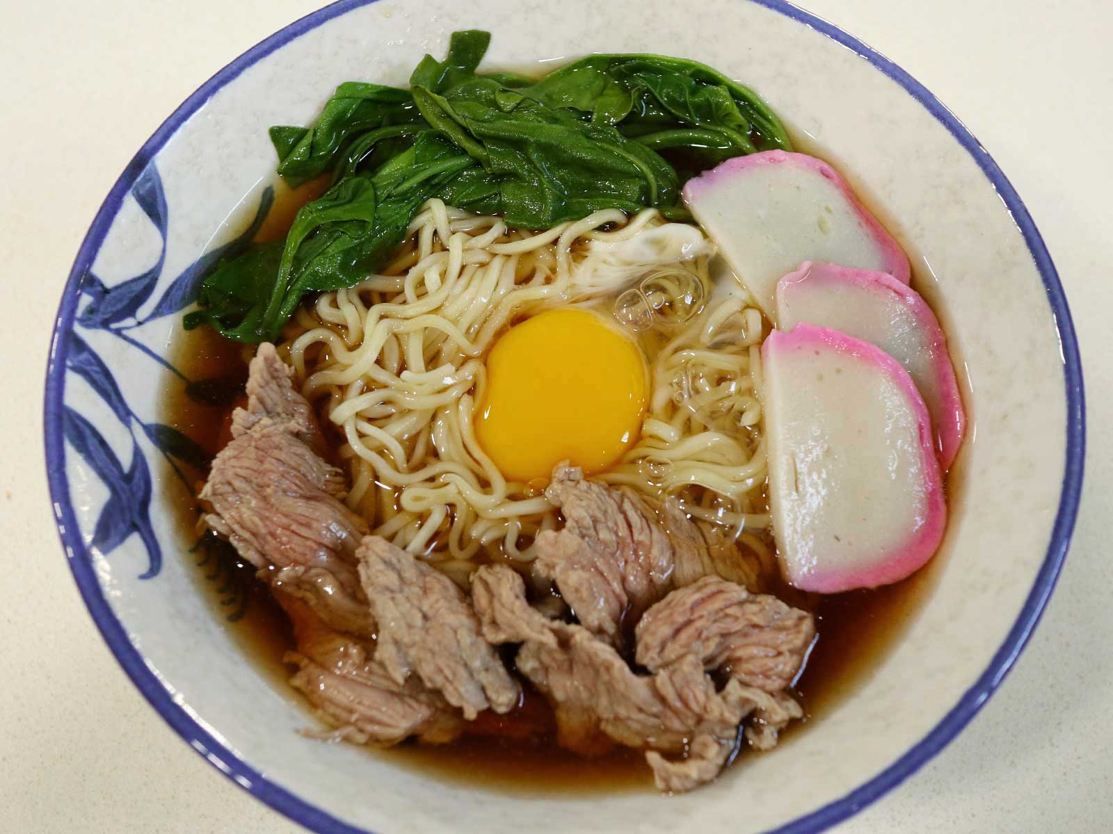 Sweet soy sauce beef ramen