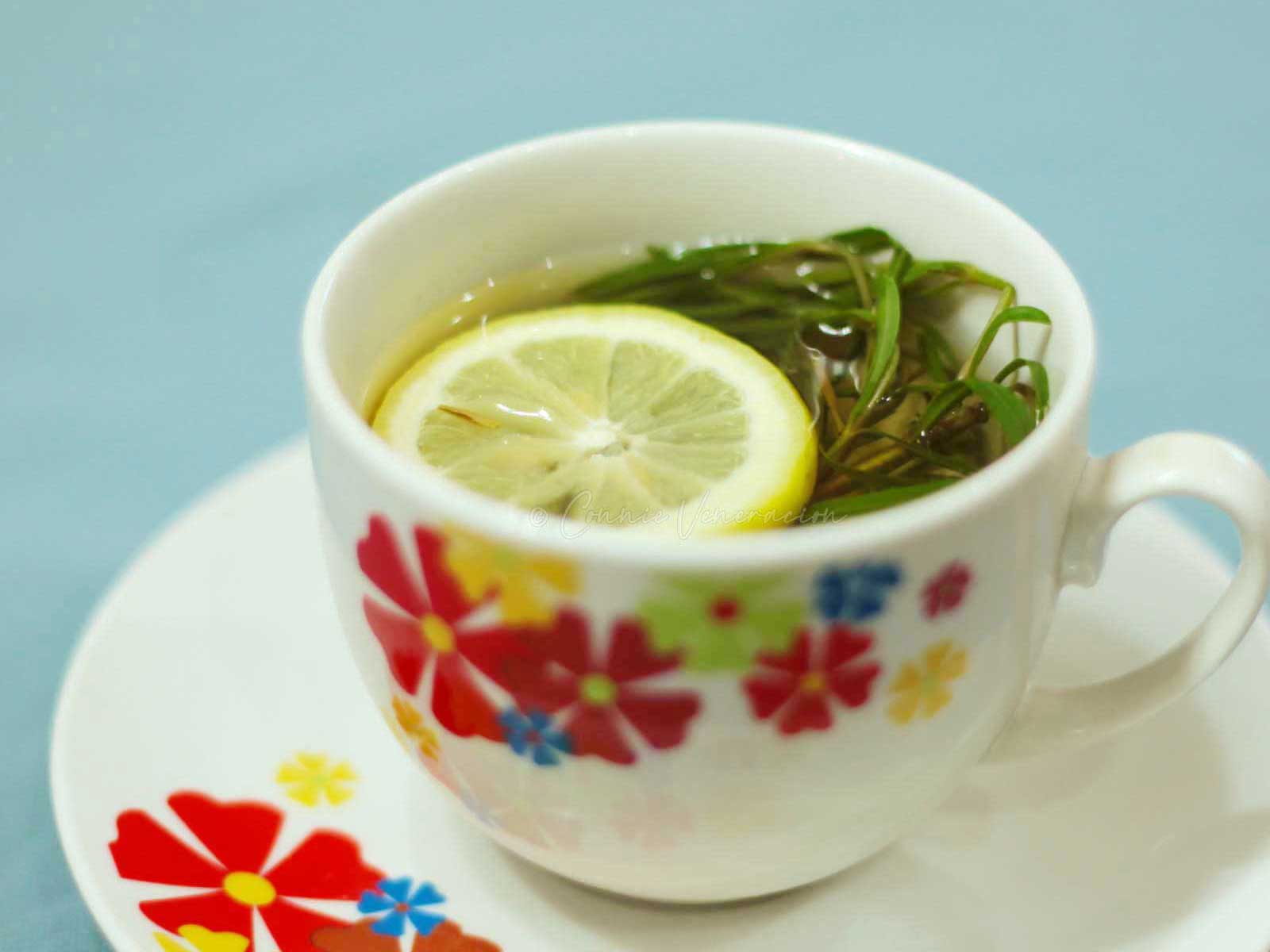 Tarragon and lemon brew
