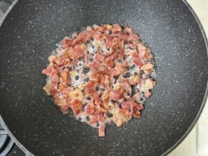 Rendering bacon fat