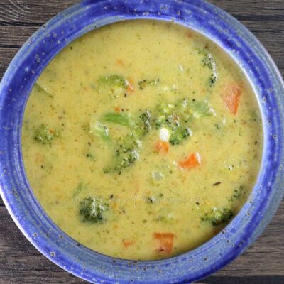 Broccoli and carrot chowder
