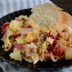 A la bauernfrühstück (German farmer’s breakfast)￼