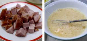 Ham and eggs